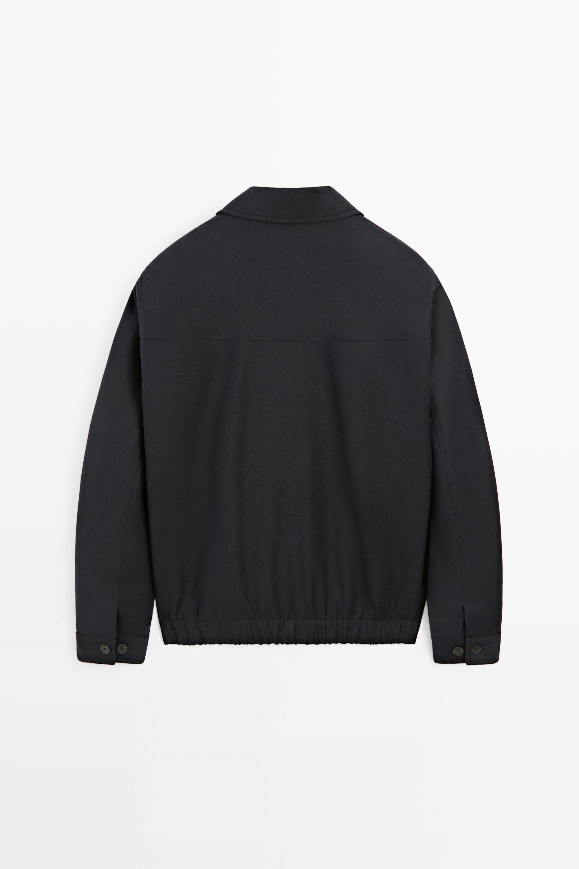 100% Wool Bomber Jacket Total Look